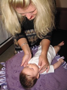 infant adjusting